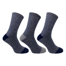 Bramble Terrain Sock Navy 3 Pack