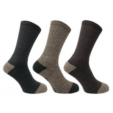 Bramble Terrain Sock Brown 3 Pack