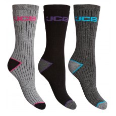 JCB Outdoor Ladies Socks 3 Pack