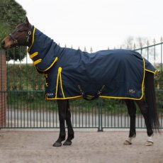 Gallop Trojan 200 Combo Turnout Rug Navy & Yellow