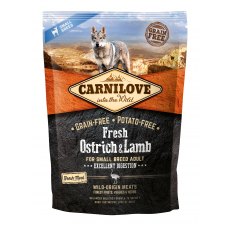 Carnilove Adult Small Breed Ostrich & Lamb 1.5kg