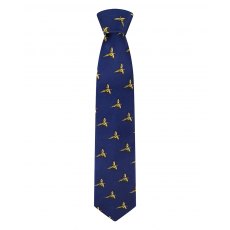 Hoggs Silk Flying Pheasants Country Tie Navy