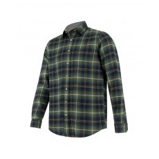 Hoggs Pitmedden Flannel Check Shirt Green