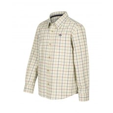 Hoggs Ambassador Tattersall Shirt Ivory/Navy