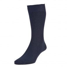 Cotton Rich Sock Navy 3 Pack
