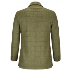 Hoggs Tummel Tweed Jacket Olive/Wine