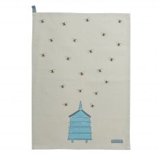 Sophie Allport Teal Bees Tea Towel