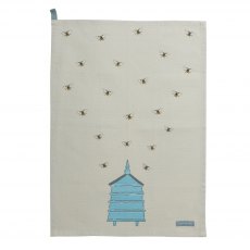 Sophie Allport Teal Bees Tea Towel