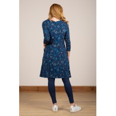 Lily & Me Halmore Navy Flower Dress
