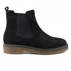 Lazy Dogz Skye Suede Black Ankle Boot