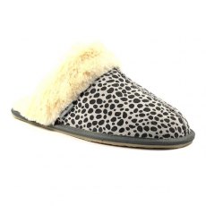 Lazy Dogz Dane Mule Ocelot Slipper Suede