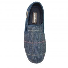 Goodyear Harrison Tweed Slipper Navy