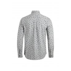 Weird Fish Elstow Shirt Pearl Grey