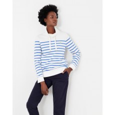 Joules Kinsley Blue Striped Sweatshirt