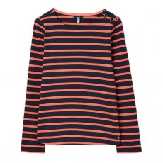 Joules Aubree Navy Striped Top