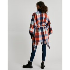 Joules Janey Check Blanket Scarf
