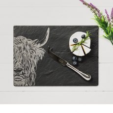 Highland Cow Cheese Board & Knife Set