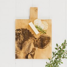 Jersey Cow Oak Serving Paddle