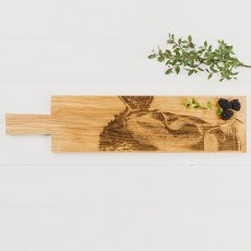 Jersey Cow Oak Serving Paddle