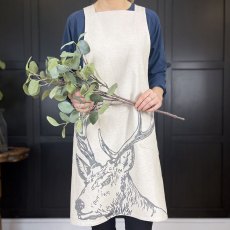 Linen Stag Apron