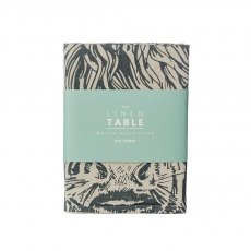 Linen Highland Cow Tea Towel