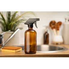 Amber Glass Spray Bottle