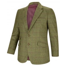 Hoggs Tummel Tweed Jacket Olive/Wine