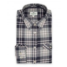 Hoggs Eilidh Navy Flannel Shirt