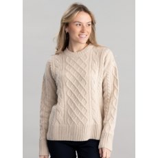Barbour Daffodil Oatmeal Crew Neck Sweater Size 14