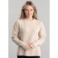 Barbour Daffodil Oatmeal Crew Neck Sweater Size 14