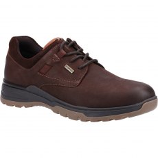 Hush Puppies Nubuck Pele Lace Up Shoe Brown