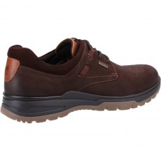 Hush Puppies Nubuck Pele Lace Up Shoe Brown