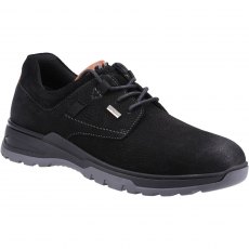 Hush Puppies Nubuck Pele Lace Up Shoe Black