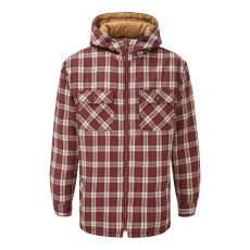 *SHIRT FLEECE XXL RED PENARTH HOODED