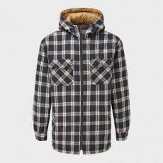 Fort Penarth Hooded Shirt Fleece Blue