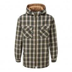 Fort Penarth Hooded Shirt Fleece Green