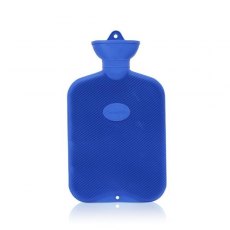 Ribbed Rubber Hot Water Bottle