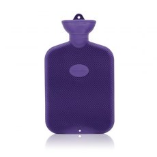 Ribbed Rubber Hot Water Bottle