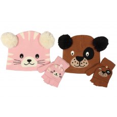 Animal Hat & Glove Set