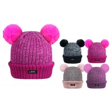 RockJock Twin Bobble Hat