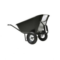 Colossus Poly Twin Pneumatic Wheelbarrow 300L