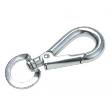 BZP Swivel Spring Hook 2 Pack