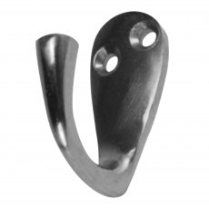 Nickel Wardrobe Hook 51mm