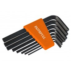 Faithfull Hex Key Set Short Arm