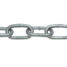 Galvanised Long Link Chain 1m 6.3 x 36mm