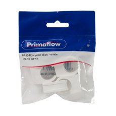 Primaflow Pipe Clip 15mm 4 Pack
