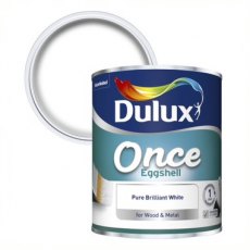 Dulux Once Eggshell Pure Brilliant White