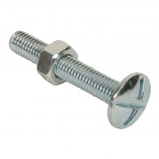 John George Roofing Nut & Bolt M6 10 Pack