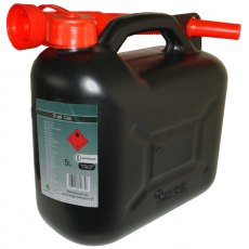 Black 5 Litre Fuel Can