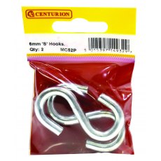 Zinc Plated 'S' Hook 2 Pack